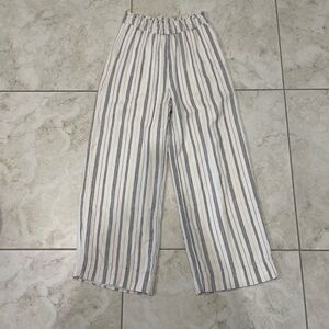 Abercrombie & Fitch Striped Linen Pants